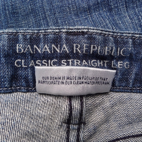 Banana Republic Jeans Classic Straight Leg Cotton with Stretch Women 31 x 32 - Picture 7 of 8